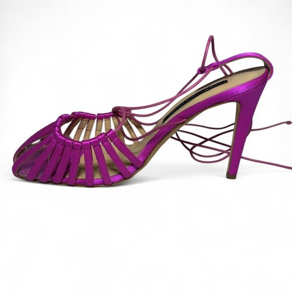 Chelsea Paris Finn High Heel Pump Women's Sz 38 Orchard Pink - Picture 13 of 16